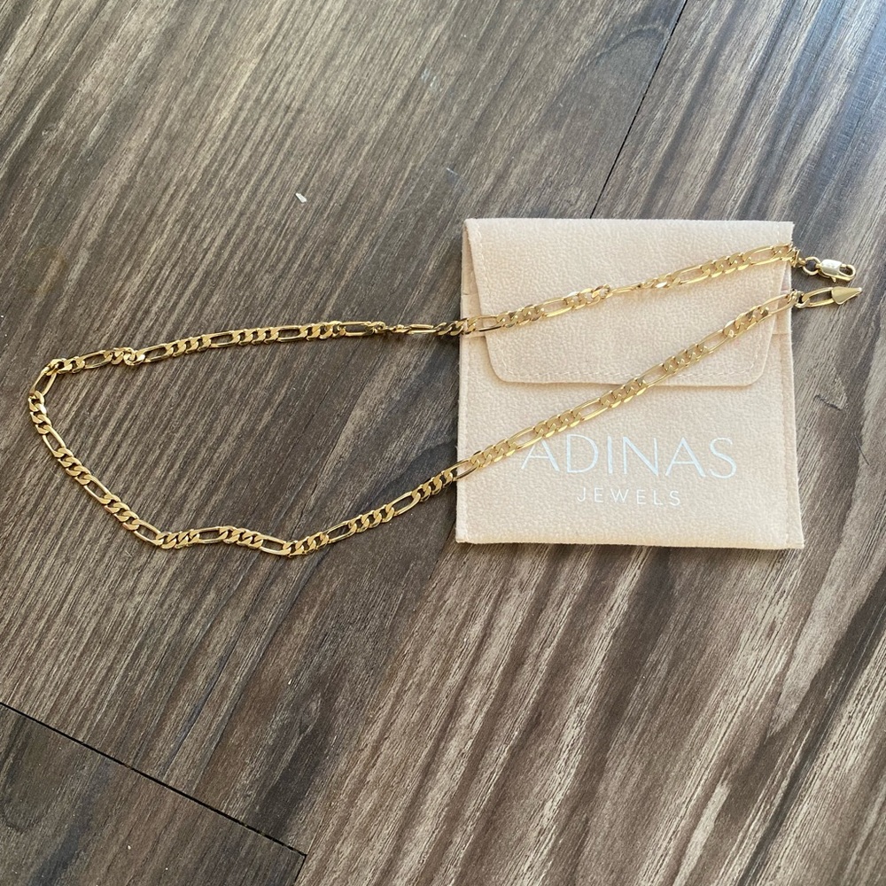 Adinas jewels curblink chain necklace